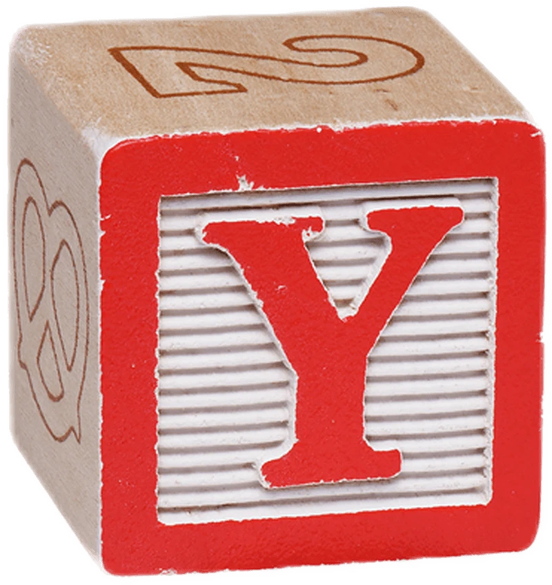 Letter block J