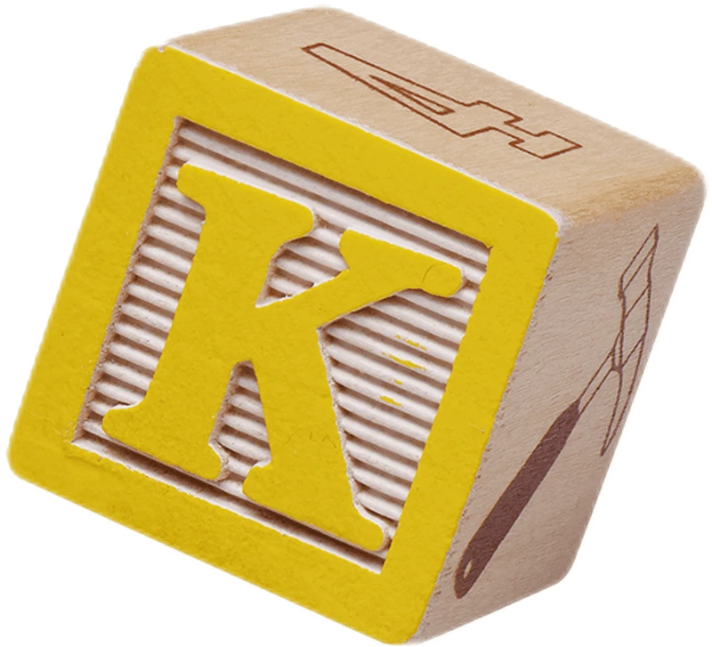 Letter block T